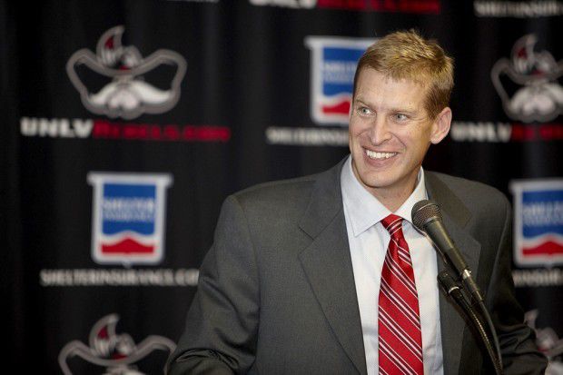 Bobby Hauck after his first season with Nevada-Las Vegas